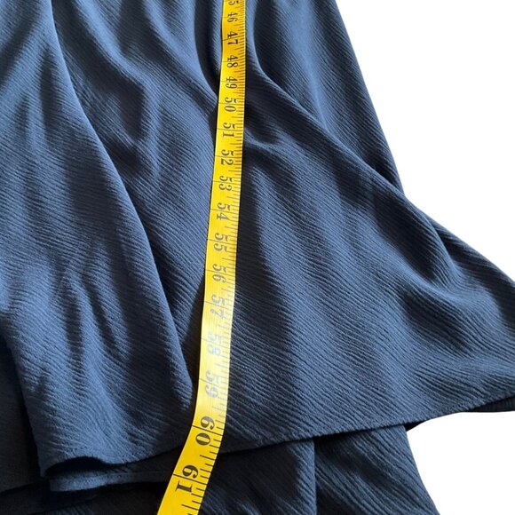 New Soft Surrounding Medium Tall Navy Savanna Maxi Dress Crepe soft - Picture 14 of 16